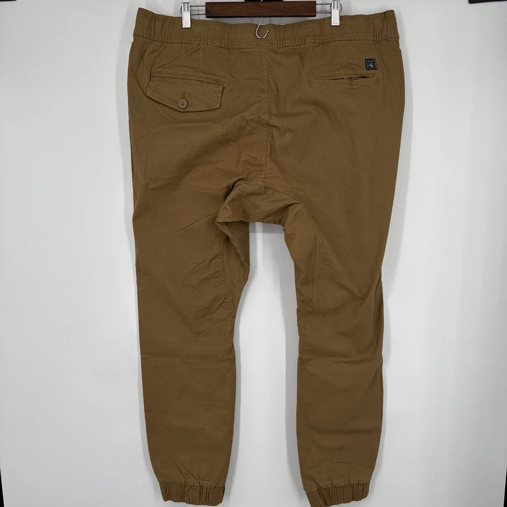 NWT Southpole Men's Flex The Movement Basic Stretch Twill Jogger Pants Tan 3XB